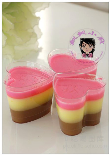 Three Color Pudding