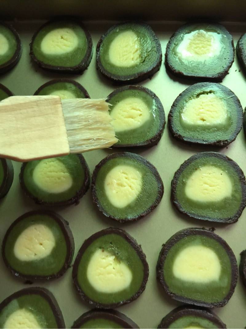 Steps for making Kiwi Cookies