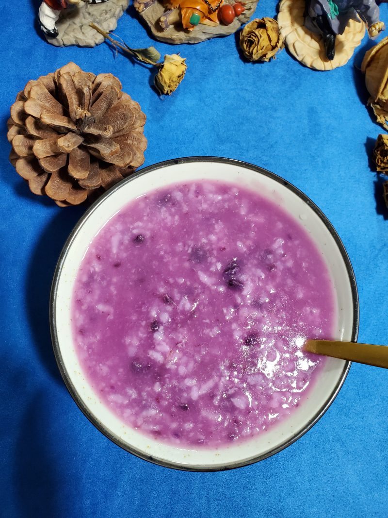 Purple Sweet Potato Congee