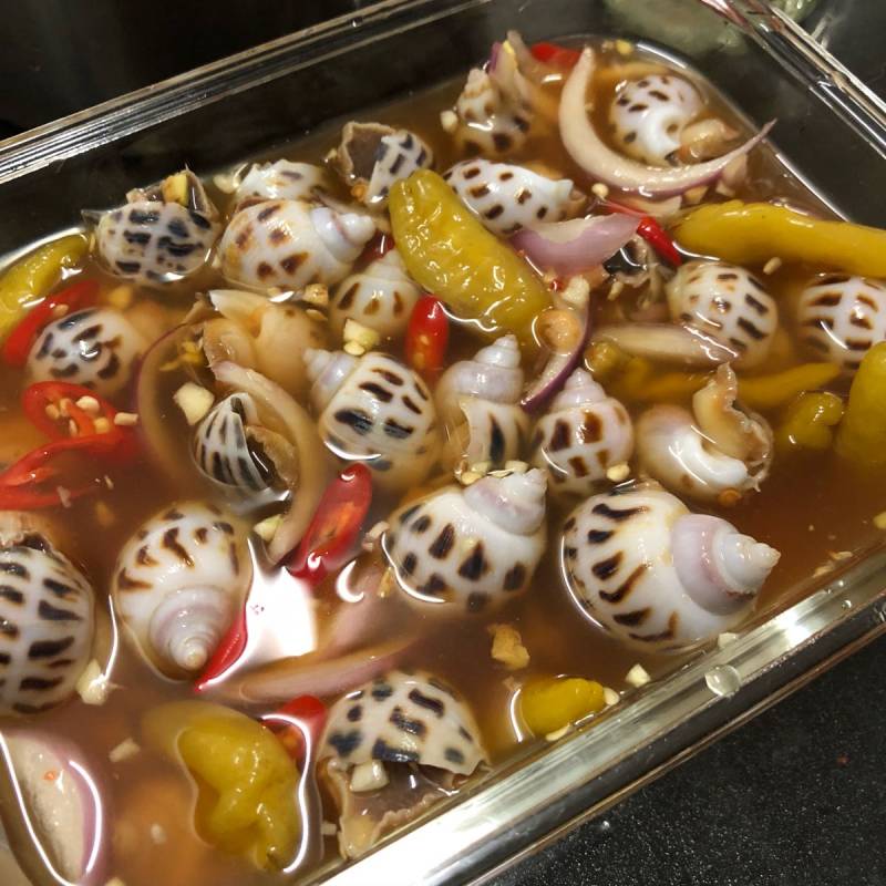 Steps for making Chilled Spicy Whelk with Mustard