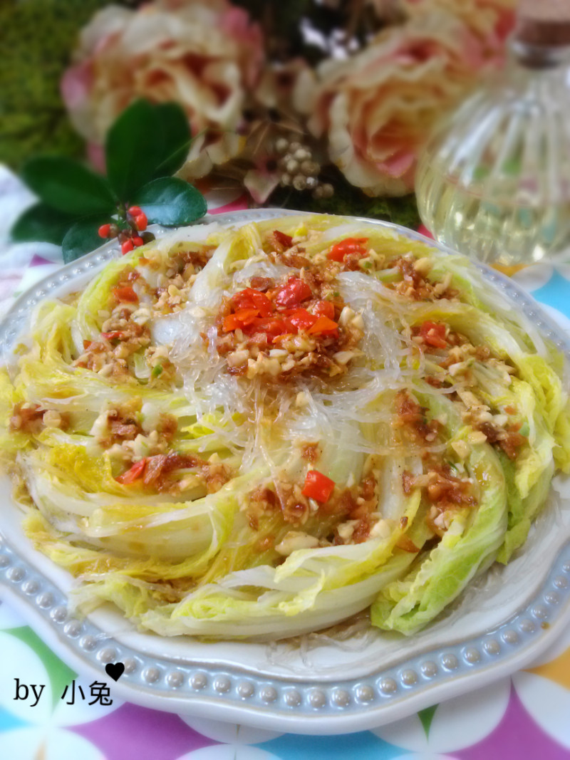 Garlic Vermicelli Baby Cabbage - Cabbage with Seafood Flavor