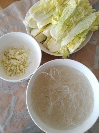 Garlic Vermicelli Baby Cabbage - Cabbage with Seafood Flavor Cooking Steps