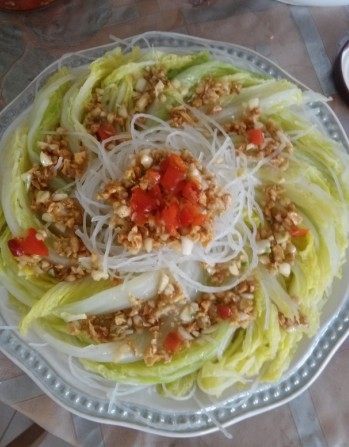 Garlic Vermicelli Baby Cabbage - Cabbage with Seafood Flavor Cooking Steps