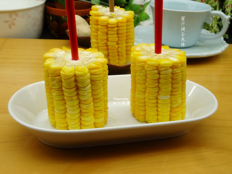 Steps for Making Honey Glazed Corn on the Cob