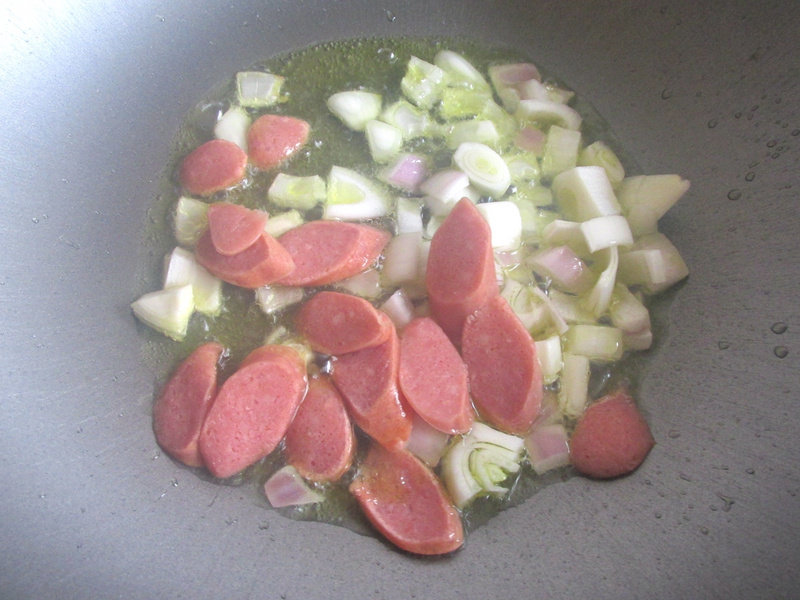 Steps for Making Seafood Abalone Rice