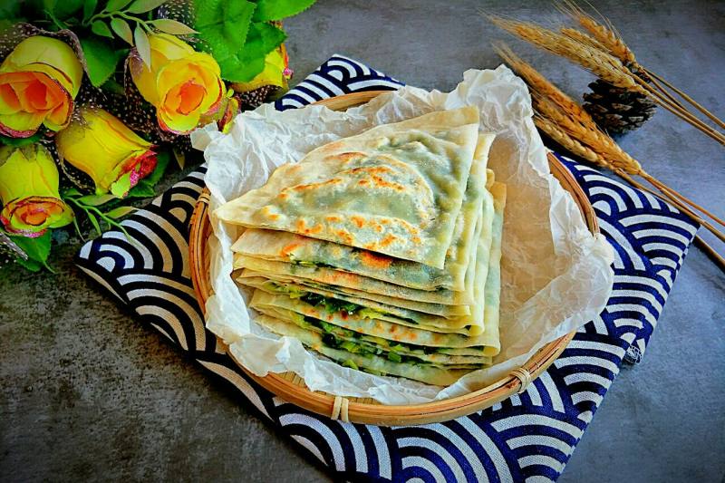 Leek Filling Spring Pancake Cooking Steps