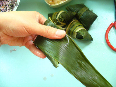 【Dragon Boat Festival · Zongzi】Four-cornered Zongzi - Black Rice Abalone Zongzi Making Steps