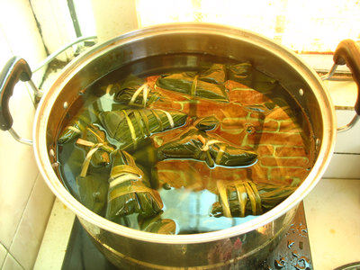 【Dragon Boat Festival · Zongzi】Four-cornered Zongzi - Black Rice Abalone Zongzi Making Steps