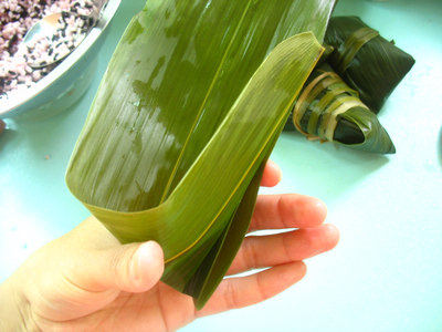 【Dragon Boat Festival · Zongzi】Four-cornered Zongzi - Black Rice Abalone Zongzi Making Steps