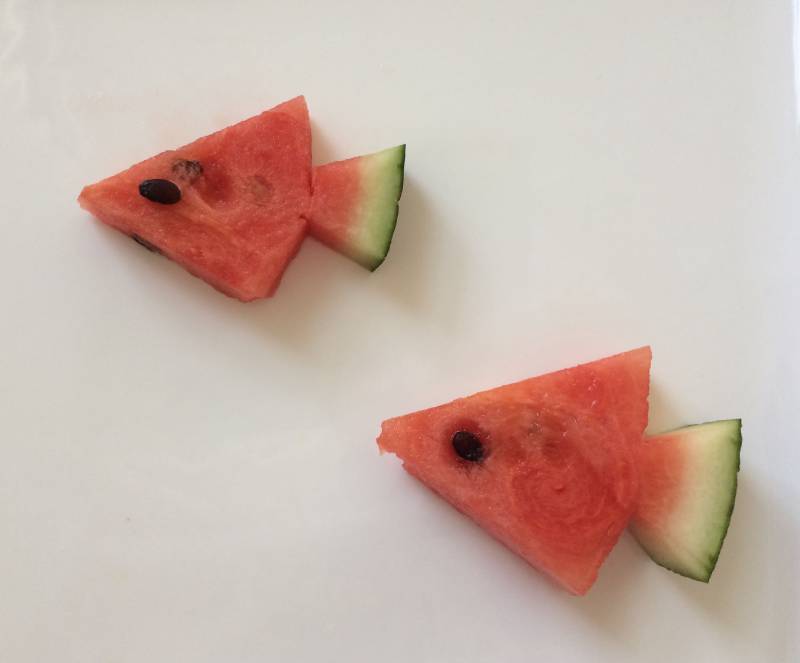 Watermelon Platter Making Steps