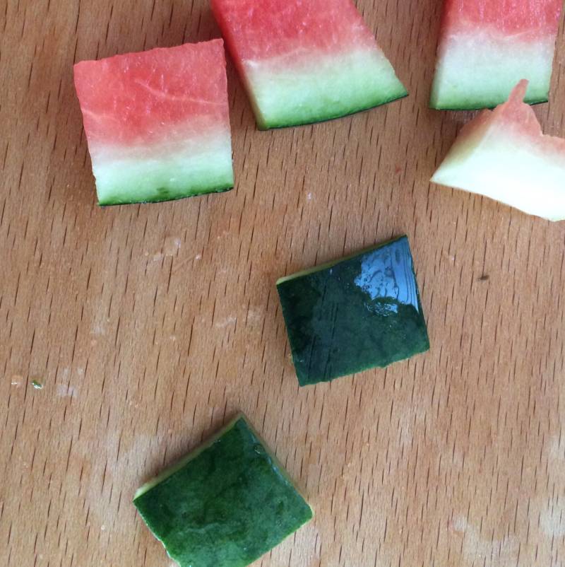 Watermelon Platter Making Steps