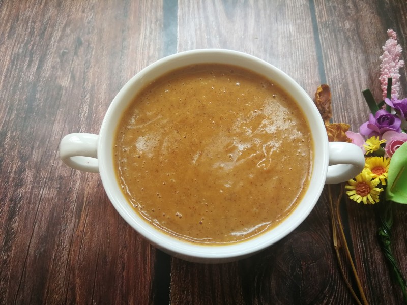 Red Date and Sweet Potato Milk Porridge