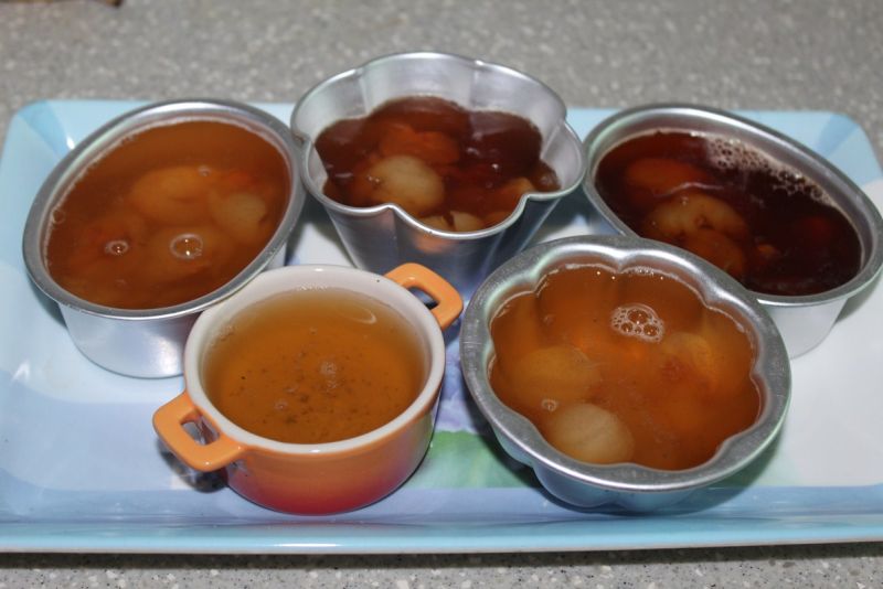 Litchi Tea Jelly - Nourishing and Cooling Preparation Steps