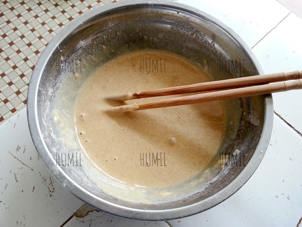 Brown Sesame Egg Pancake Cooking Steps