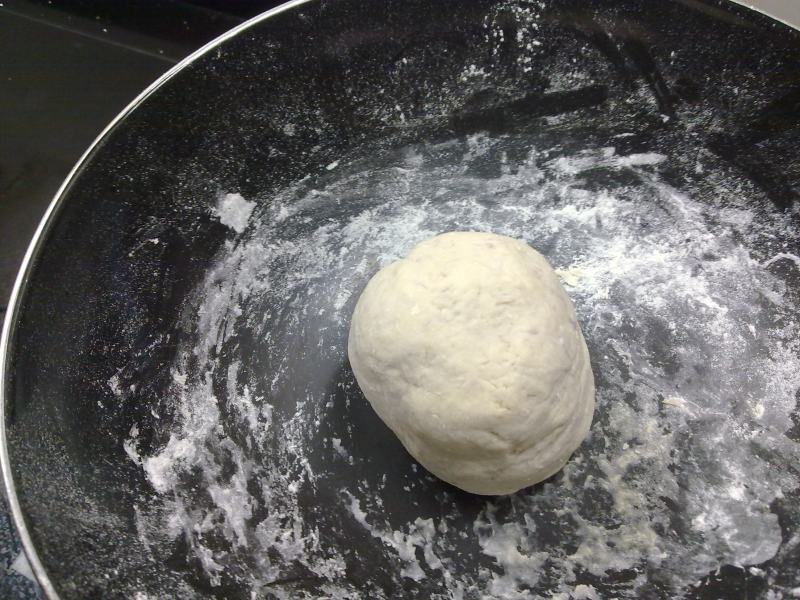 Taro Scallion Pancake Making Steps