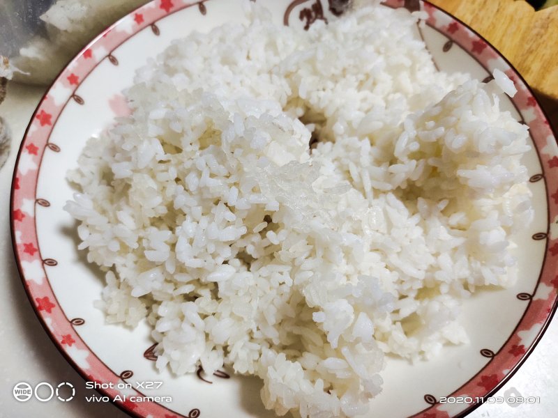 Steps for Making Hot Dog and Cucumber Fried Rice