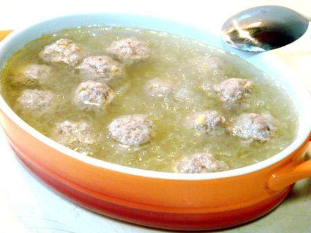 Clear Soup Winter Mushroom Meatball Stew