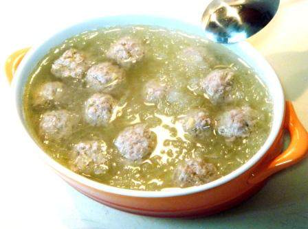 Clear Soup Winter Mushroom Meatball Stew