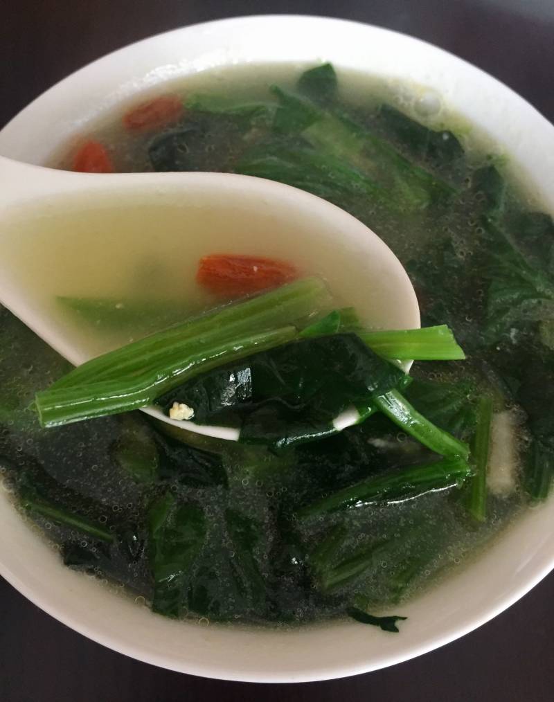 Red-beaked Green Parrot Egg Soup