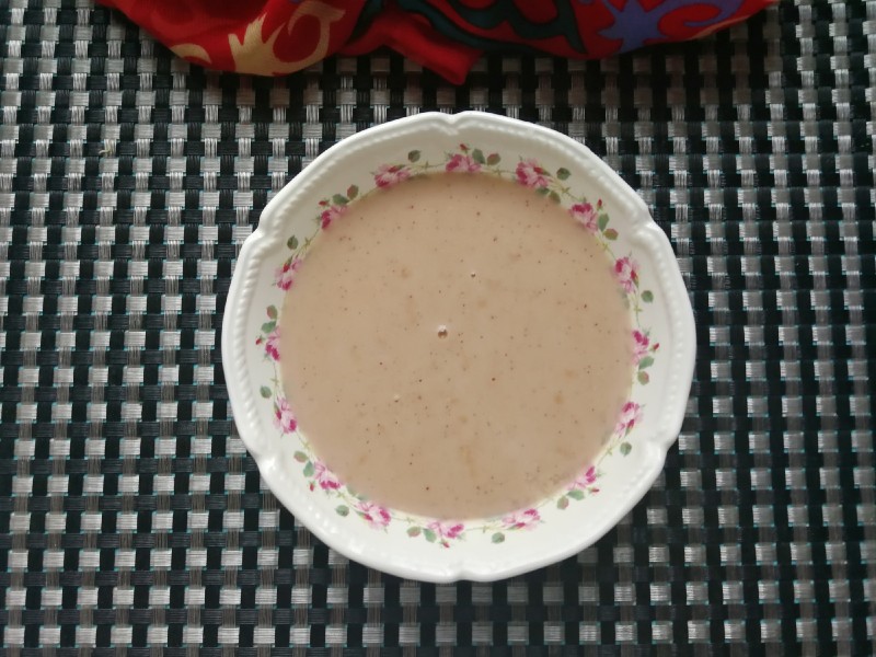 Steps for Making Nut Oatmeal Red Date Peanut Milk