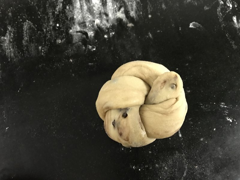 Coffee Chocolate Bean Bread Making Steps