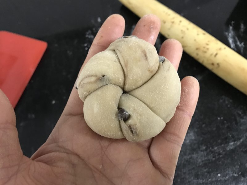 Coffee Chocolate Bean Bread Making Steps