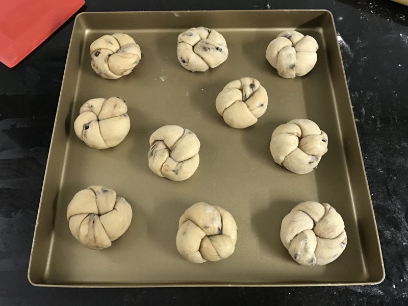 Coffee Chocolate Bean Bread Making Steps