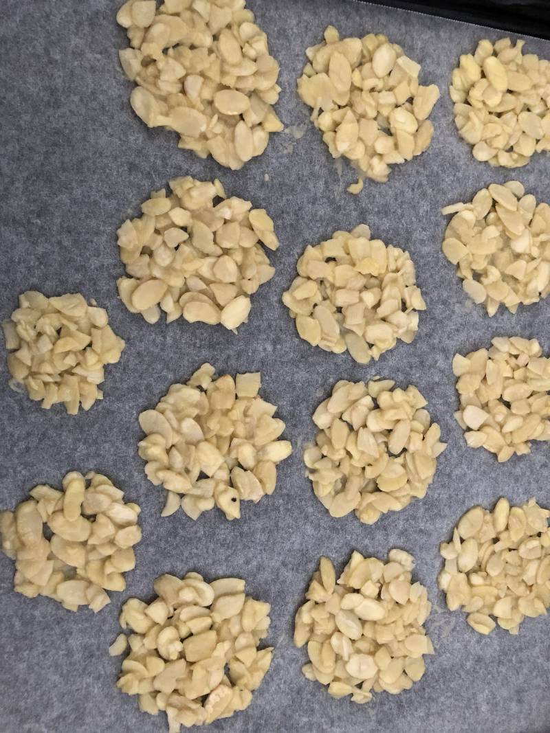 Almond Crisp Making Steps