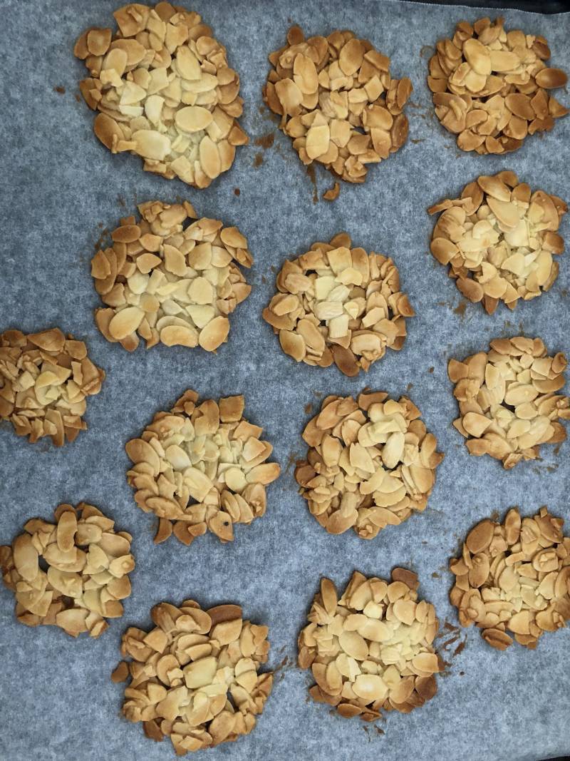 Almond Crisp Making Steps