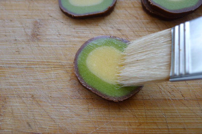 Kiwi Cookies Making Steps