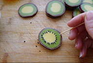 Kiwi Cookies Making Steps