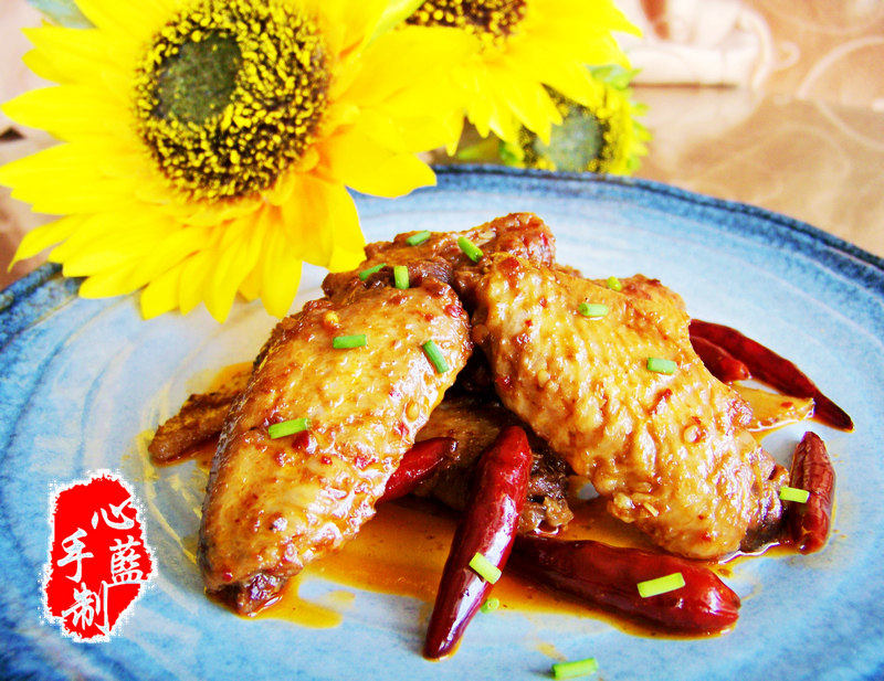 Heart Blue's Homemade Dish 【Spicy Ginger Chicken Wings】- Seems Like a Spicy Girl