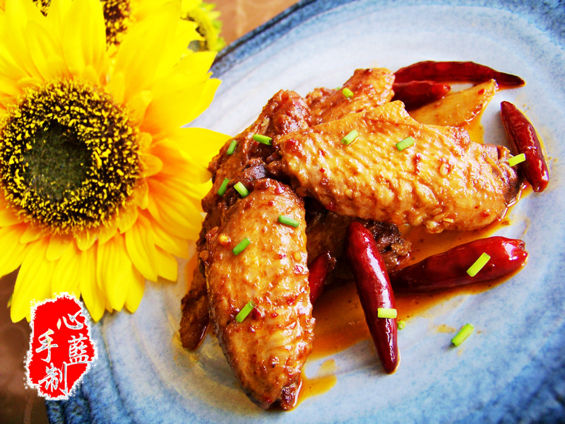 Heart Blue's Homemade Dish 【Spicy Ginger Chicken Wings】- Seems Like a Spicy Girl