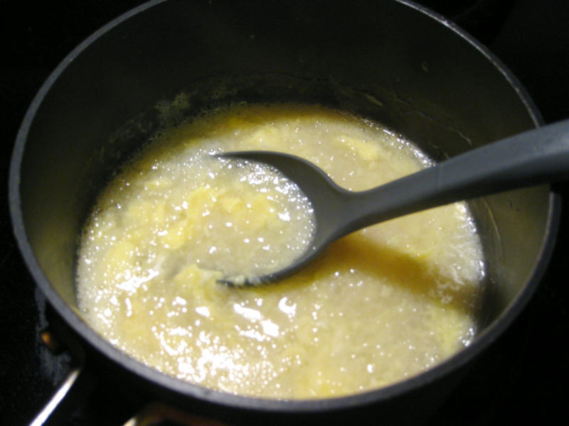 Steps to Cook Egg and Spring Onion Congee