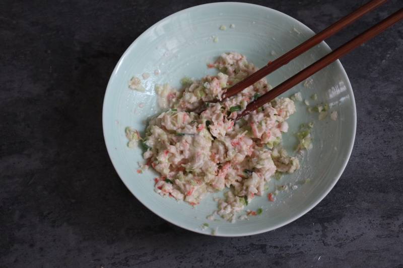 Steps for making Cabbage and Quail Egg Bake