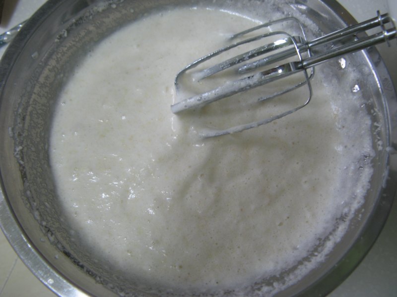 Steps for Making Red Bean Snowflake Bread