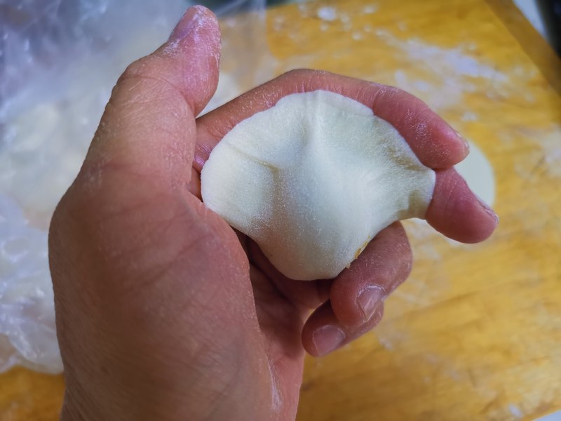 Steps for Making Fennel Filling Dumplings