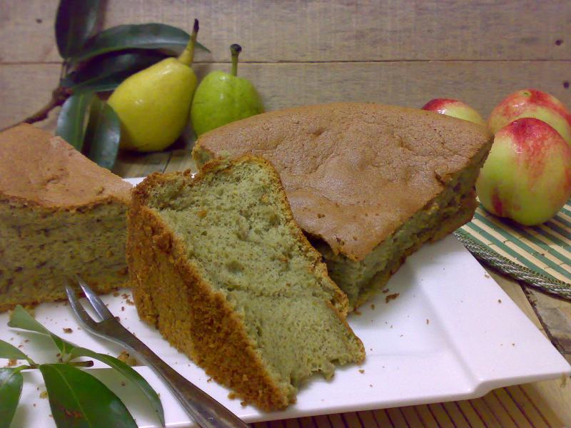 Steps for Making Honey Green Tea Cake