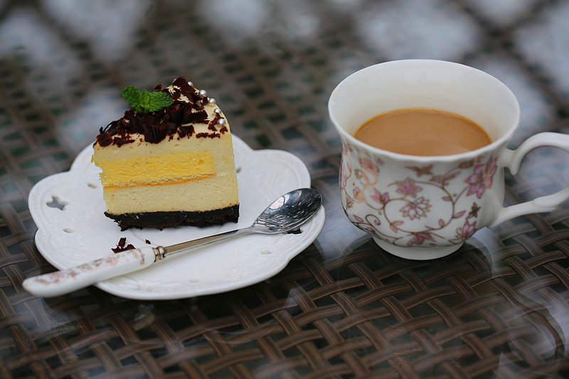 Durian Mousse Cake Making Steps