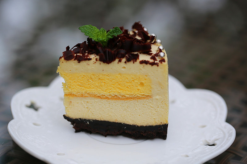 Durian Mousse Cake Making Steps