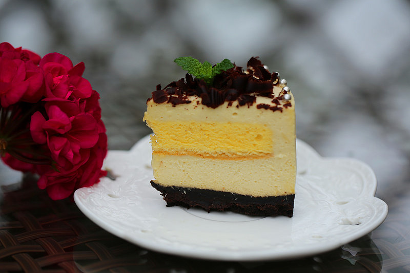 Durian Mousse Cake Making Steps