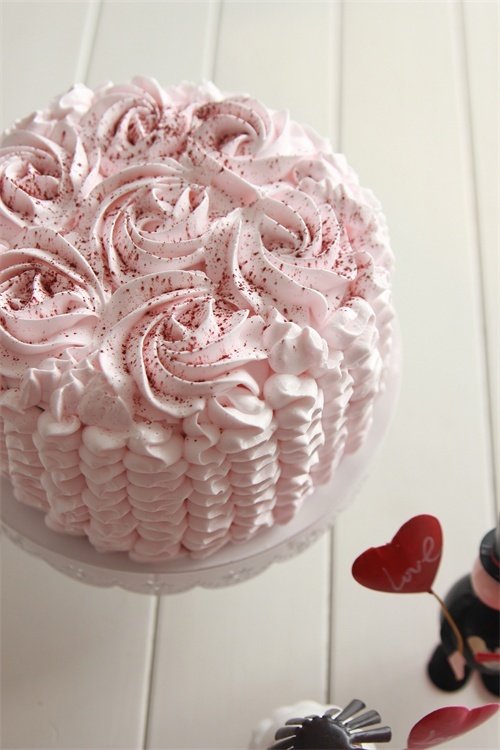 【Tomato Recipe】Pink Skirt Sponge Cake - Fulfill Your Princess Dream