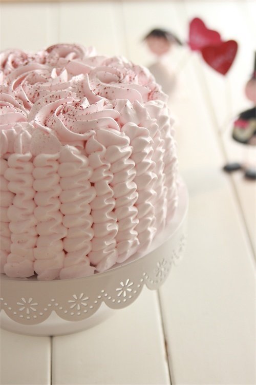 【Tomato Recipe】Pink Skirt Sponge Cake - Fulfill Your Princess Dream