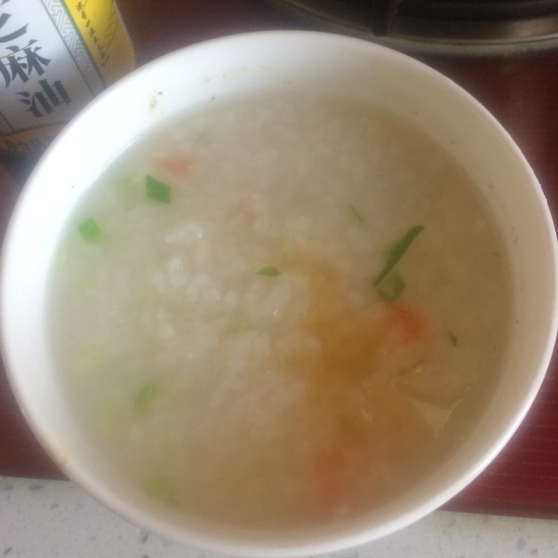 Steps for Making Healthy Fresh Shrimp Congee with Rice