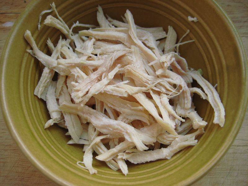 Steps for Making Chicken and Mushroom Congee