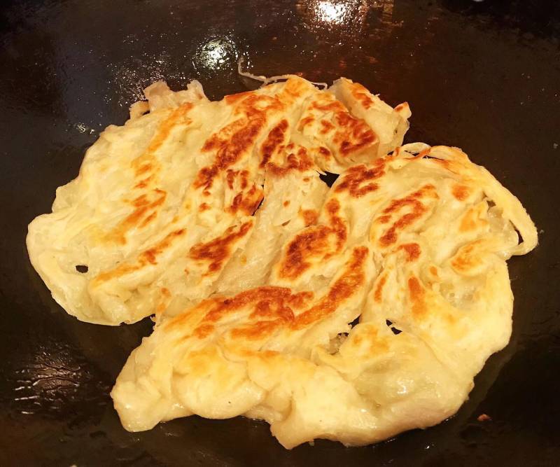 Scallion Pancake Happy Breakfast #Lazy Summer Meal# Cooking Steps