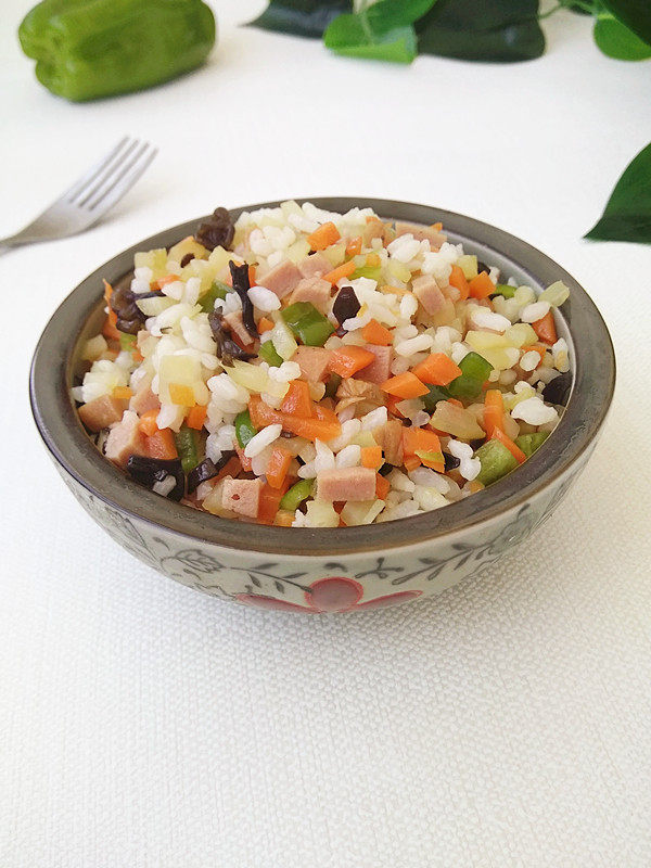 Beef Sausage and Vegetable Fried Rice