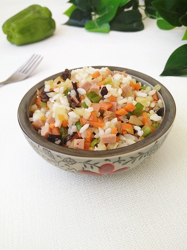 Beef Sausage and Vegetable Fried Rice