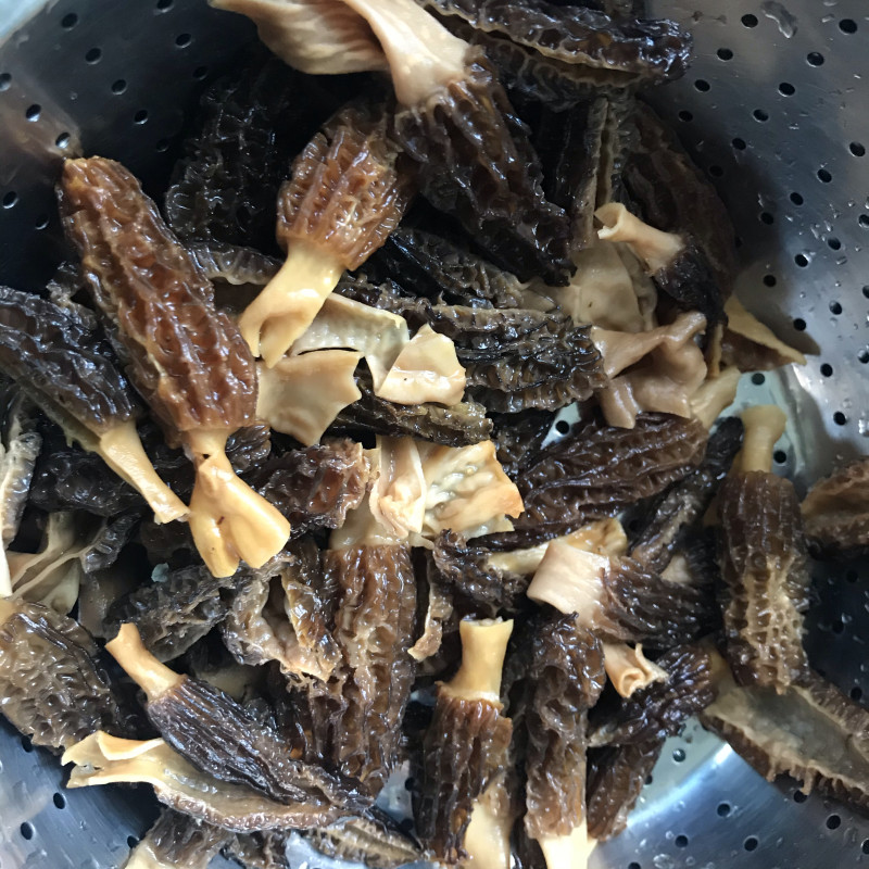 Steps for cooking Sautéed Qingcai with Morel Mushrooms