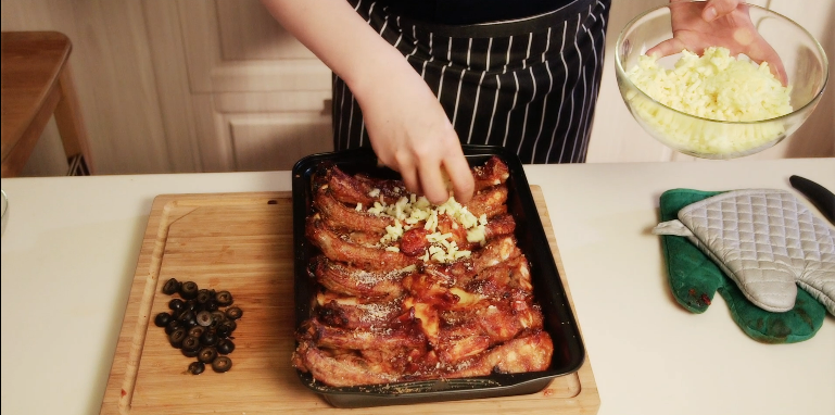 Steps for making Korean Cheese Grilled Ribs